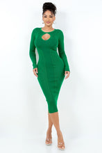 Treasure Me Keyhole Midi Dress