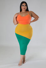 The Mix Up Colorblock Maxi Dress - Plus