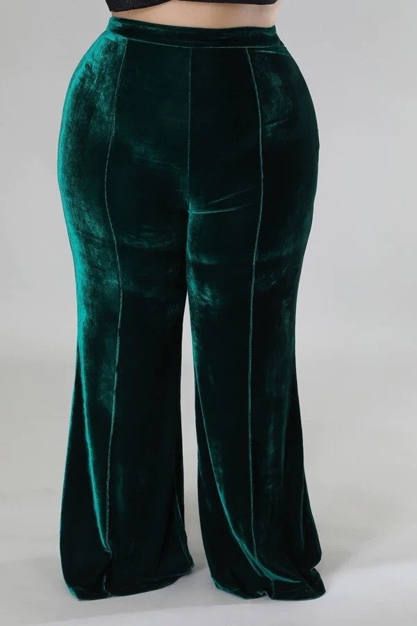 BlackTreeLabel Yasmin Silk Velvet Pants