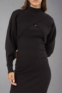 Two Sides of Night Knit Bodycon with Cropped Sweater