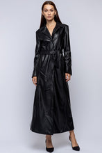 The Matrix Faux Leather Trench Coat