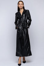 The Matrix Faux Leather Trench Coat