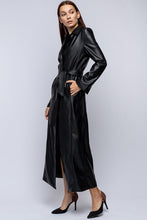 The Matrix Faux Leather Trench Coat