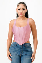 Yoga Solid Color Sleeveless Corset Top
