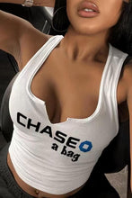 Chase A Bag Crop Tank Top