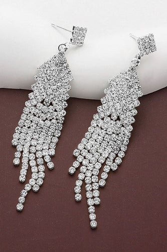 Rhinestone Chandelier Earrings