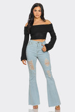 Women's Fold Over Off Shoulder Crop Top