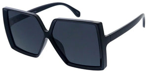 Large Geometric Square Lens Sunglasses