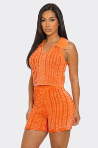 Down To Lounge Mineral Wash Short Set