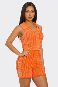 Down To Lounge Mineral Wash Short Set