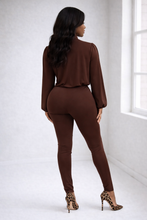 Leave It Smokin Choker Neck Top & Leggings Set