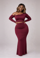 Good Intentions One Side Off Shoulder Top & Skirt Set