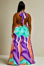 She's On Point Maxi Halter Dress