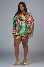 To The Tropics Kimono Short Set - Plus