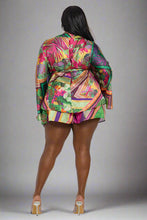 To The Tropics Kimono Short Set - Plus