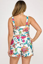 Daytime Glow Two-Piece Floral Short Set