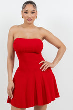 Lover Girl Fit And Flare Strapless Mini Dress