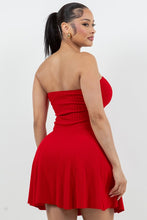 Lover Girl Fit And Flare Strapless Mini Dress