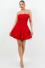 Lover Girl Fit And Flare Strapless Mini Dress