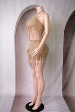 Wild Fringe Two-Piece Skirt Set
