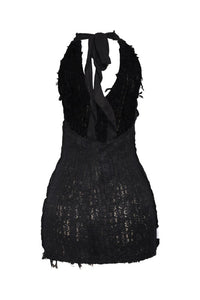 Caught You Looking Halter Mini Dress