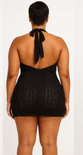 Caught You Looking Halter Mini Dress