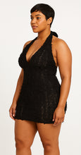 Caught You Looking Halter Mini Dress