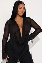 Cowl Neck Long Sleeve Top & Wide Leg Pants Set