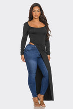 Lady Danger Aysmmetrical Long Sleeve Top