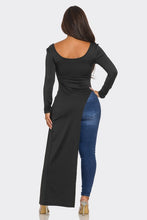 Lady Danger Aysmmetrical Long Sleeve Top