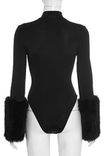 Claws Out Fur Cuff Bodysuit