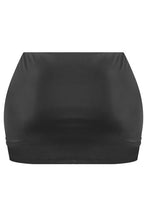 Faux Leather Mini Skort