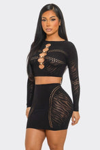 Seamless Bodystocking Skirt Set