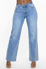 Women's Mid Rise Straight Leg Jeans