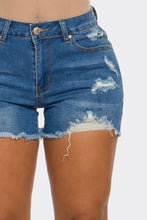Women's Distressed Denim Mini Jean Shorts