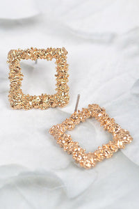 Glitter Square S Earrings