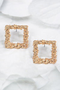 Glitter Square S Earrings