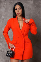 Bossy Chic Double Breasted Blazer Dress