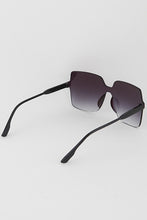 Oversized Rimless Gradient Sunglasses