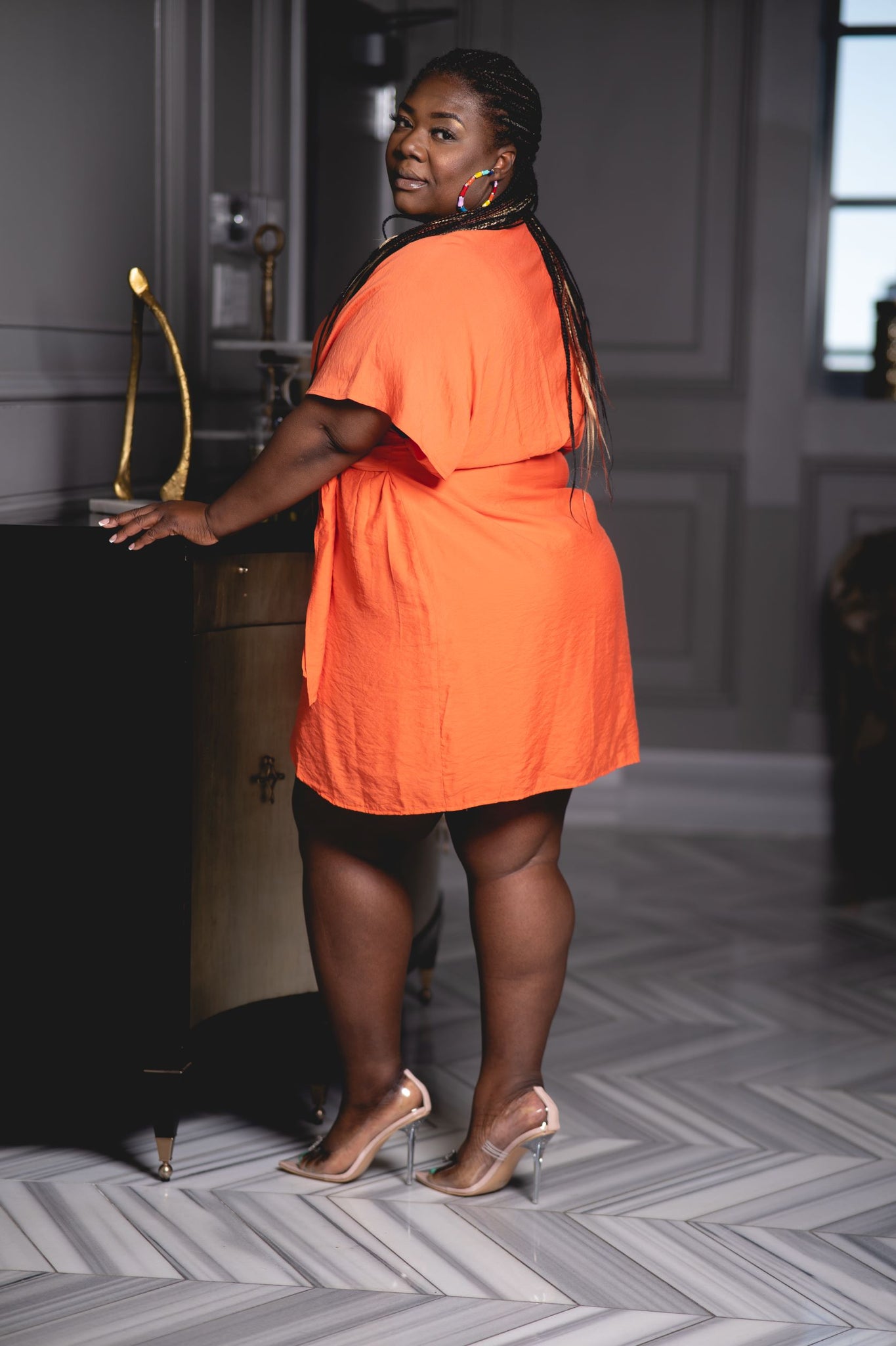 mini wrap dress plus size boohoo Women's Plus Rib Wrap Mini Dress in Black | Size: 22