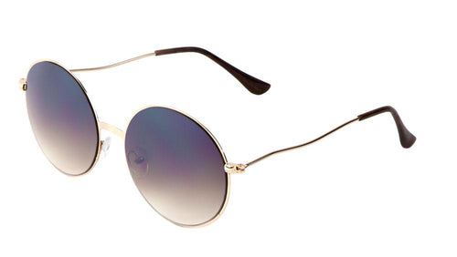 Round Color Mirror Sunglasses