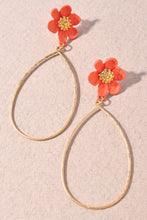 Flower Hoops Earrings